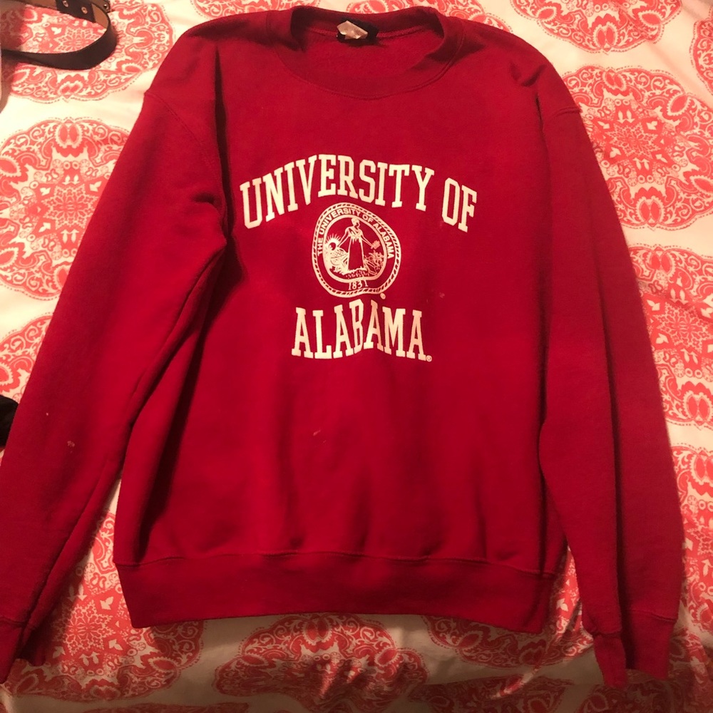 University of Alabama Rolltide Sweatshirt no hood